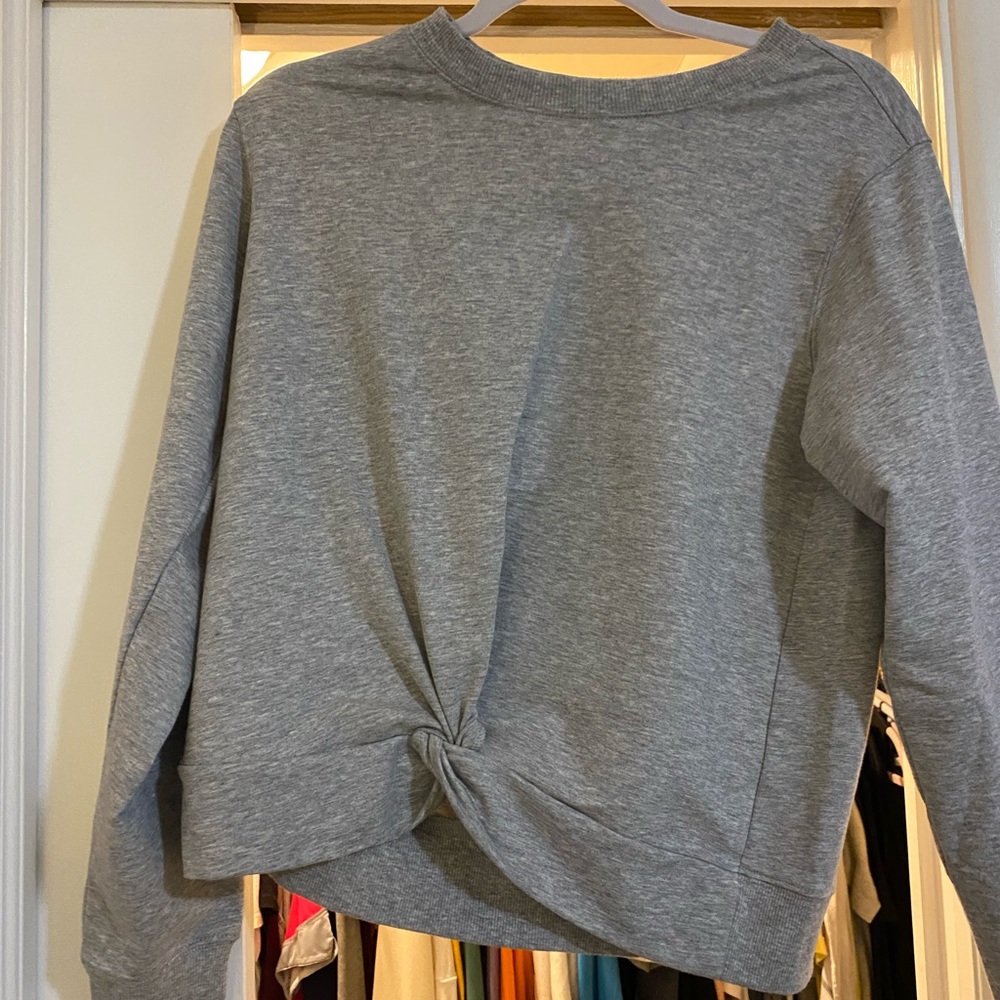 MK grey sweatshirt